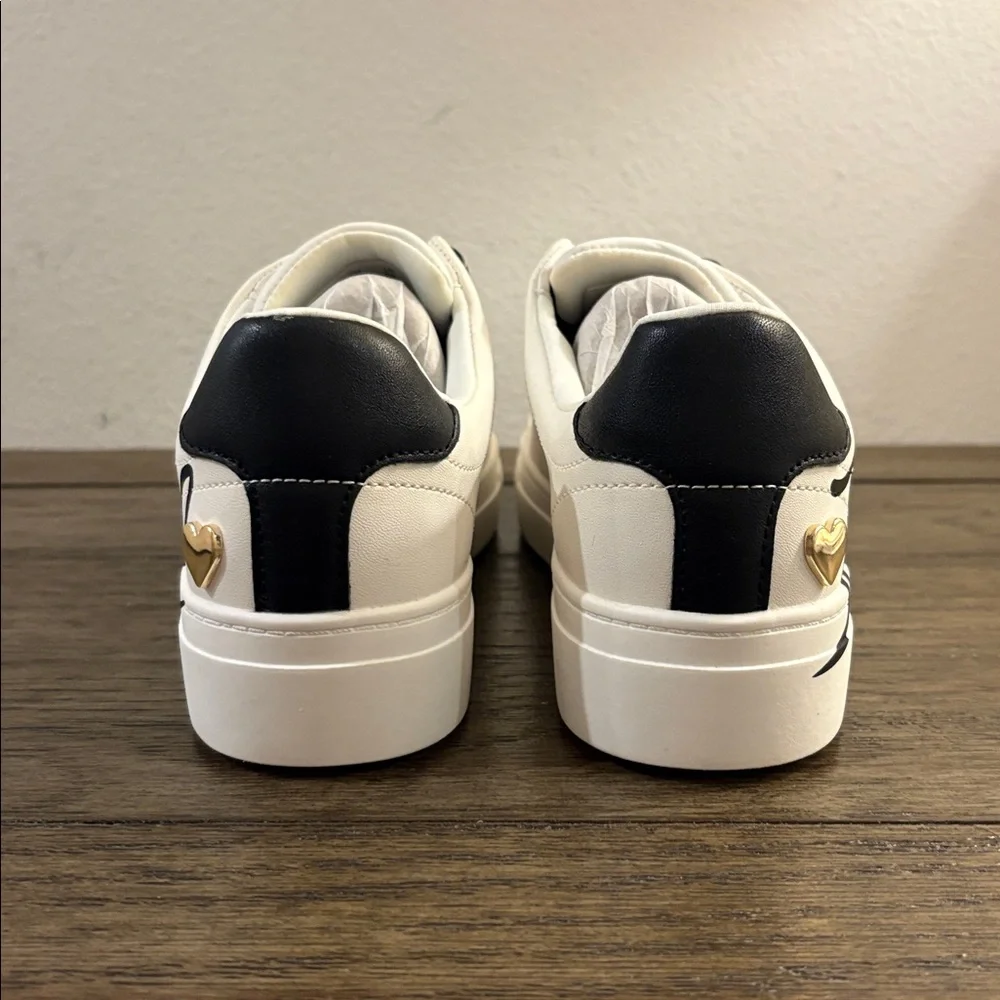 NEW [Karl Lagerfeld] Candace Signature Logo Sneakers Black/White Women’s 6 & 6.5 - Picture 7 of 12